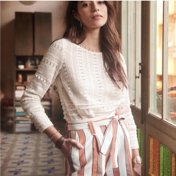Blouse sezane dentelle clearance
